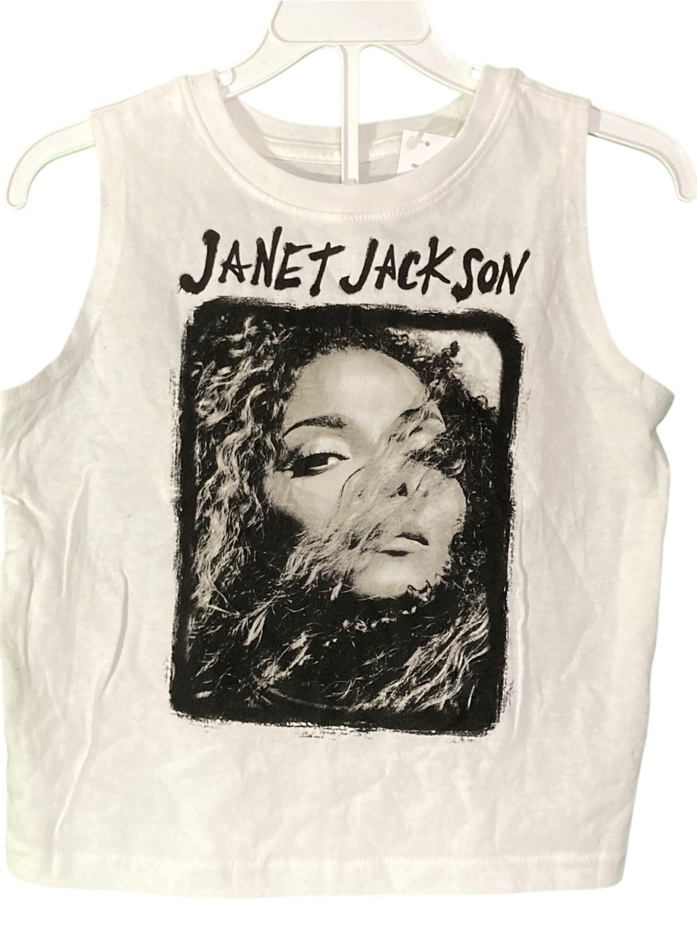 NEW Kids Janet Jackson Graphic Sleeveless Muscle Tank Top - Size Small